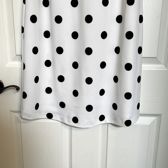 Anne Klein Polka Dot Sheath Dress - Picture 3 of 12